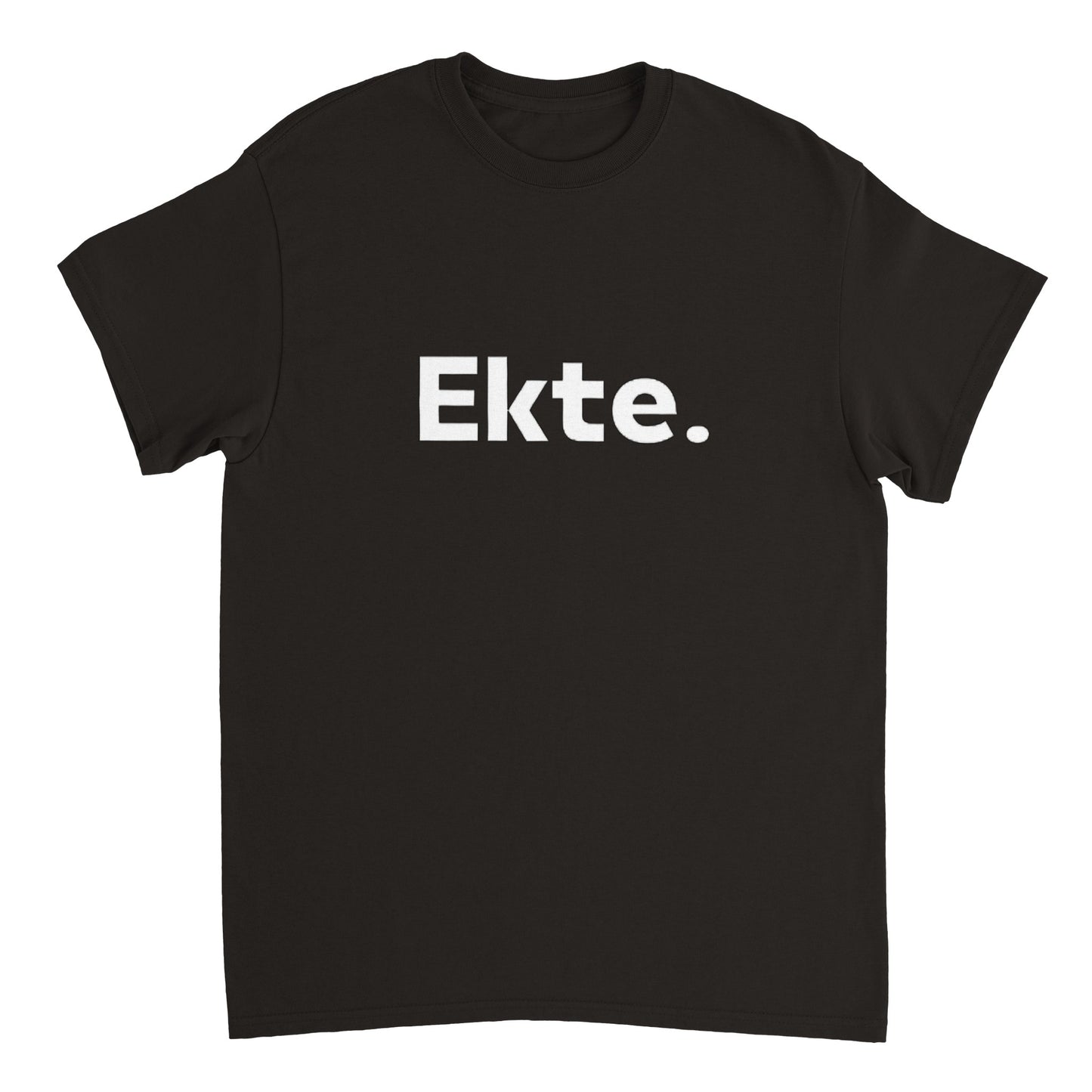 Ekte. T-skjorte