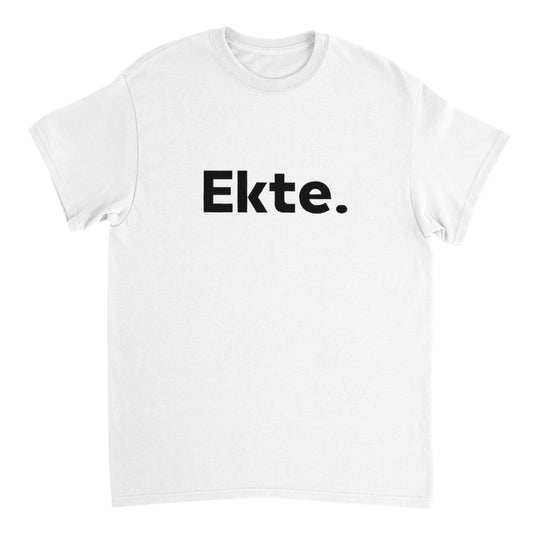 Ekte. T-skjorte