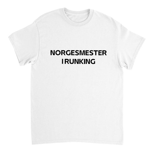 Norgesmester i runking T-skjorte